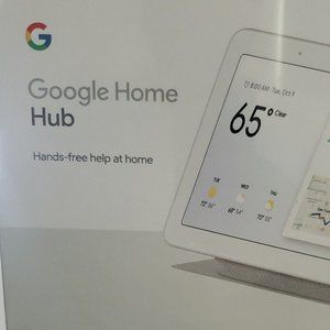 Factory seal Google Nest Hub with Built-In Google Assistant, Chalk (GA00516-US)